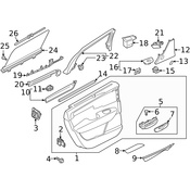 Volvo Door Glass Sunshade - Genuine Volvo 31365818