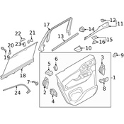 Volvo Door Glass Sunshade - Genuine Volvo 31366490