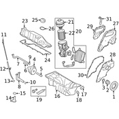 Volvo Engine Oil Pump Plug - Genuine Volvo 30777788