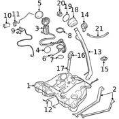 Volvo Electric Fuel Pump - Genuine Volvo 30792880