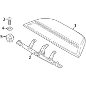 Volvo Center High Mount Stop Light - Genuine Volvo 31371838