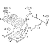 Volvo Electric Fuel Pump - Genuine Volvo 31372888