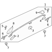 Volvo Roof Rack Cover - Genuine Volvo 31378451