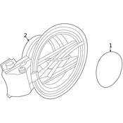 Volvo Hybrid Charging Port Door - Genuine Volvo 31378698