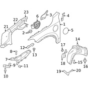Volvo Hybrid Charging Port Door - Genuine Volvo 31378982