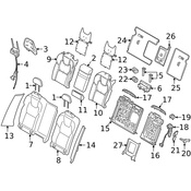 Volvo Headrest Actuator - Genuine Volvo 31379170
