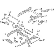 Volvo Seat Track Cover - Genuine Volvo 31379425