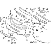 Volvo Fog Light Cover - Genuine Volvo 31383119