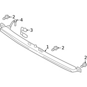 Volvo Center High Mount Stop Lamp Wiring Harness - Genuine Volvo 31383734