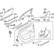 Volvo Door Glass Sunshade - Genuine Volvo 31393210
