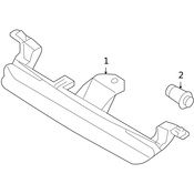 Volvo Center High Mount Stop Light - Genuine Volvo 31395806
