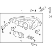 Volvo Headlight Control Module - Genuine Volvo 31395909