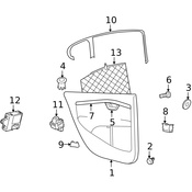 Volvo Window Shade - Genuine Volvo 31399203