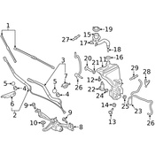 Volvo Washer Fluid Reservoir - Genuine Volvo 31416724