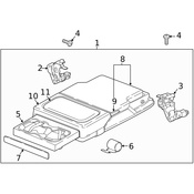 Volvo Seat Armrest - Genuine Volvo 32208460