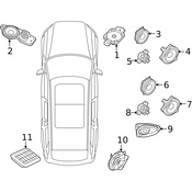 Volvo Speaker - Genuine Volvo 32212430