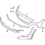 Volvo Fender Flare Bracket - Genuine Volvo 31425550
