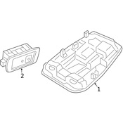 Volvo Reading Light - Genuine Volvo 31425653