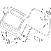 Volvo Hatch Seal - Genuine Volvo 31425976