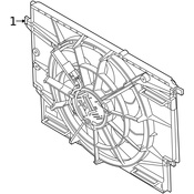 Volvo Engine Cooling Fan Assembly - Genuine Volvo 32222108