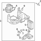 Volvo HVAC Blower Motor Control Module - Genuine Volvo 32226442