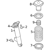 Volvo Shock Absorber - Genuine Volvo 31429499
