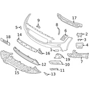 Volvo Fog Light Trim - Genuine Volvo 32227359