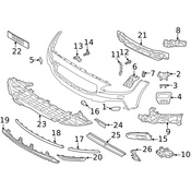 Volvo Fog Light Trim - Genuine Volvo 32227361