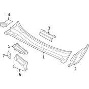 Volvo Cowl Side Panel - Genuine Volvo 31442412