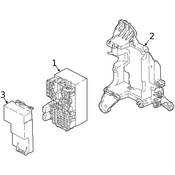 Volvo Fuse Box Bracket - Genuine Volvo 31443497