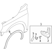 Volvo Fender Flare - Genuine Volvo 31448246