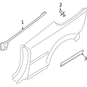 Volvo Body Trim Molding - Genuine Volvo 39893272