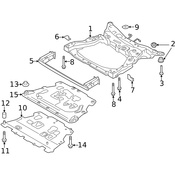 Volvo Engine Cradle Brace - Genuine Volvo 32246763