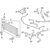 Volvo Radiator Insulator - Genuine Volvo 32249594
