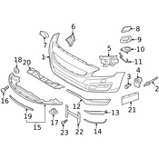 Volvo Bumper Trim - Genuine Volvo 31455464