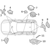 Volvo Speaker - Genuine Volvo 31456836