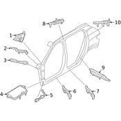 Volvo Door Pillar Post Seal - Genuine Volvo 31462372