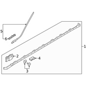 Volvo Rocker Panel Molding Clip - Genuine Volvo 31463291
