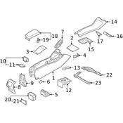 Volvo Console Cap - Genuine Volvo 31469077
