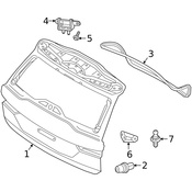 Volvo Liftgate Support Strut Holder - Genuine Volvo 31479425
