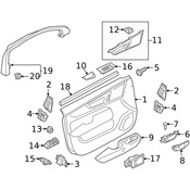 Volvo Door Lock Switch - Genuine Volvo 31489453