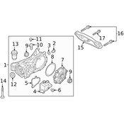 Volvo Differential Housing Support - Genuine Volvo 31492088