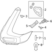 Volvo Tail Light Screw - Genuine Volvo 31656619