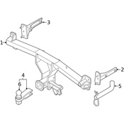 Volvo Trailer Hitch Ball Mount - Genuine Volvo 31664077