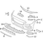 Volvo Fog Light Trim - Genuine Volvo 31688827