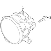 Volvo Fog Light - Genuine Volvo 31689449
