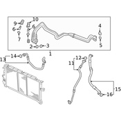 Volvo A/C Pipe - Genuine Volvo 31694883