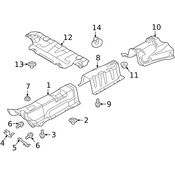 Volvo Fuel Tank Shield - Genuine Volvo 31694908