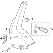 Volvo Tail Light Seal - Genuine Volvo 31698556