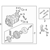 Volvo A/C Compressor Relief Valve - Genuine Volvo 32260851